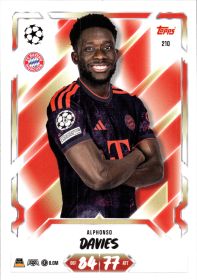 Alphonso Davies - Topps Match Attax UEFA Club Competitions Base Set 2026-27, Nr. 210