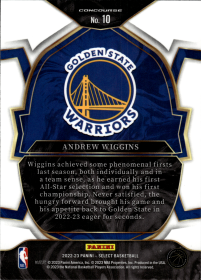 Andrew Wiggins - Panini Select Concourse 2022-23, Nr. 10
