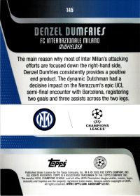 Denzel Dumfries - Topps UEFA Club Competitions Base Set 2025-26, Nr. 145