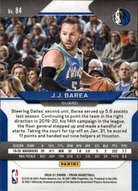 J.J. Barea - Panini Prizm Base Set 2020-21, Nr. 84