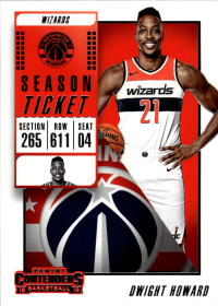 Dwight Howard - Panini Contenders Season Ticket 2018-19, Nr. 89