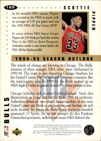 Scottie Pippen - Upper Deck Collector's Choice Tip Offs 1994-95, Nr. 169