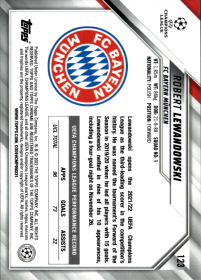 Robert Lewandowski - Topps Chrome UEFA Champions League Base Set 2021-22, Nr. 123