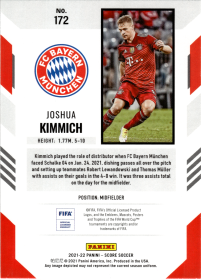 Joshua Kimmich - Panini Score Base Set 2021-22, Nr. 172