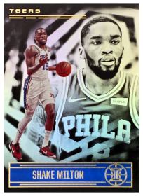 Shake Milton - Panini Illusions Base Set 2020-21, Nr. 140