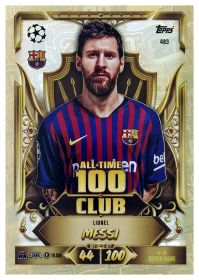 Lionel Messi - Topps Match Attax UEFA Club Competitions All-Time 100 Club 2026-27, Nr. 483