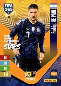 Rodrigo De Paul - Panini Adrenalyn XL FIFA 365 FIFA World Cup 2026 Stars 2026-27, Nr. 189