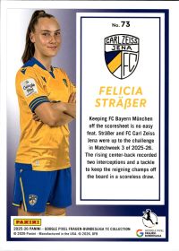 Felicia Sträßer - Panini Frauen-Bundesliga TC Collection Base Set 2025-26, Nr. 73