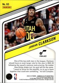 Jordan Clarkson - Panini Donruss Elite Base Set 2022-23, Nr. 63