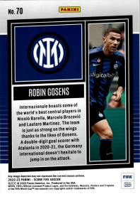 Robin Gosens - Panini Score FIFA Base Set 2022-23, Nr. 70