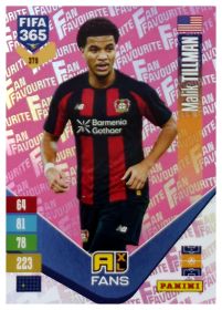 Malik Tillman - Panini Adrenalyn XL FIFA 365 Fan Favourites 2026-27, Nr. 379 – Pink, Insert