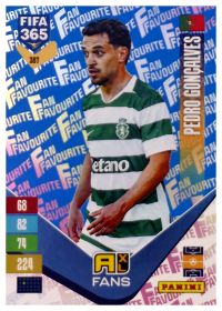 Pedro Gonçalves - Panini Adrenalyn XL FIFA 365 Fan Favourites 2026-27, Nr. 387 – Blue, Insert
