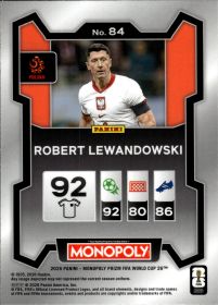 Robert Lewandowski - Panini Prizm Monopoly FIFA World Cup Base Set 2026, Nr. 84