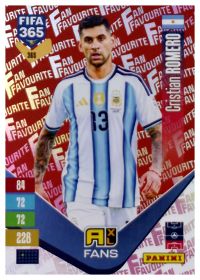 Cristian Romero - Panini Adrenalyn XL FIFA 365 Fan Favourites 2026-27, Nr. 365 – Red, Insert