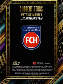 Patrick Mainka - Topps Gold Bundesliga Current Stars 2025-26