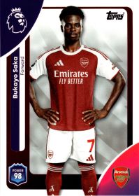 Bukayo Saka - Topps Match Attax Premier League Base Set 2025-26, Nr. 12