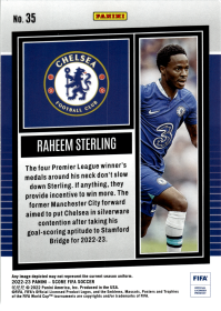 Raheem Sterling - Panini Score FIFA Base Set 2022-23, Nr. 35