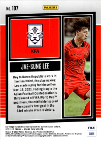 Jae-Sung Lee - Panini Score FIFA Base Set 2022-23, Nr. 107