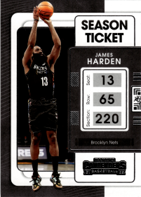 James Harden - Panini Contenders Season Ticket 2021-22, Nr. 64