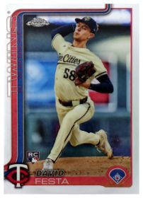 David Festa - Topps Chrome Base Set 2025, Nr. 156 – Rookie Card