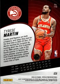 Tyrese Martin - Panini Revolution Base Set 2022-23, Nr. 110 – Rookie Card, Asia