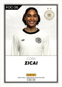 Cora Zicai - Panini DFB-Frauen Team-Set FOC 2025, Nr. FOC-26 – Insert