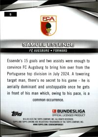 Samuel Essende - Topps Chrome Bundesliga Base Set 2024-25, Nr. 6