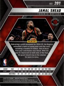 Jamal Shead - Panini Mosaic Base Set 2024-25, Nr. 201 – Rookie Card