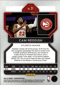 Cam Reddish - Panini Prizm Base Set 2021-22, Nr. 21
