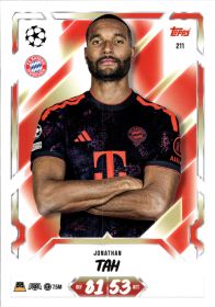 Jonathan Tah - Topps Match Attax UEFA Club Competitions Base Set 2026-27, Nr. 211
