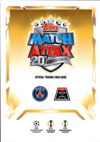 Bradley Barcola - Topps Match Attax UEFA Club Competitions Slick 2026-27, Nr. 466