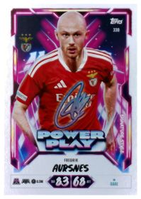 Fredrik Aursnes - Topps Match Attax UEFA Club Competitions Power Play Signature Style 2026-27, Nr. 330