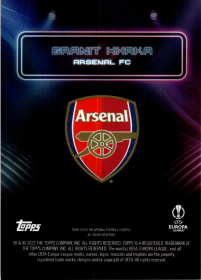 Granit Xhaka - Topps UEFA Club Competitions Showtime 2023-24