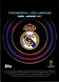 Federico Valverde - Topps UEFA Club Competitions Showtime 2022-23