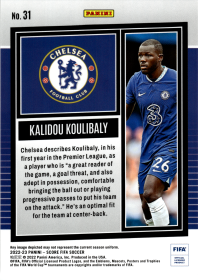 Kalidou Koulibaly - Panini Score FIFA Base Set 2022-23, Nr. 31