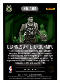 Giannis Antetokounmpo - Panini Illusions Base Set 2020-21, Nr. 108
