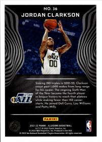 Jordan Clarkson - Panini Illusions Base Set 2021-22, Nr. 36