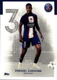 Presnel Kimpembe - Topps Paris Saint-Germain Official Team Set 2023-24, Nr. 3