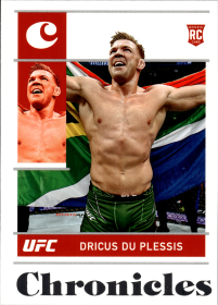 Dricus Du Plessis - Panini Chronicles UFC Base Set 2022, Nr. 79