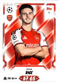 Declan Rice - Topps Match Attax UEFA Club Competitions Base Set 2026-27, Nr. 17
