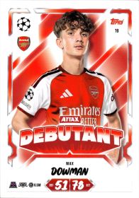 Max Dowman - Topps Match Attax UEFA Club Competitions Attax Debutant 2026-27, Nr. 19