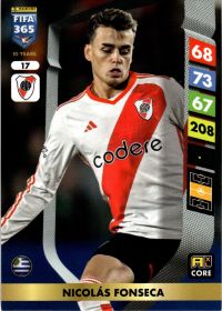 Nicolás Fonseca - Panini Adrenalyn XL FIFA 365 Base Set 2025, Nr. 17