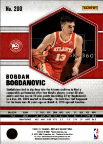 Bogdan Bogdanovic - Panini Mosaic Base Set 2020-21, Nr. 200