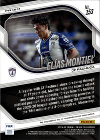 Elías Montiel - Panini Prizm FIFA Base Set 2025-26, Nr. 153 – Rookie Card, Mosaic