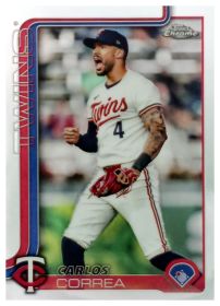 Carlos Correa - Topps Chrome Base Set 2025, Nr. 204