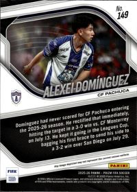 Alexei Domínguez - Panini Prizm FIFA Base Set 2025-26, Nr. 149 – Rookie Card