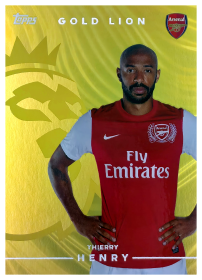 Thierry Henry - Topps Flagship Premier League Gold Lion 2026-27, Nr. GL 3 – Insert