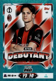 Samuele Ricci - Topps Match Attax UEFA Club Competitions Attax Debutant 2026-27, Nr. 431 – Rare