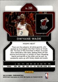Dwyane Wade - Panini Prizm Base Set 2021-22, Nr. 269