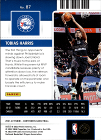 Tobias Harris - Panini Contenders Season Ticket 2021-22, Nr. 87